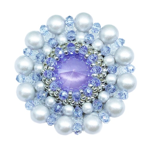Брошь duCharme Cinderella Dream Dove Grey Lilac