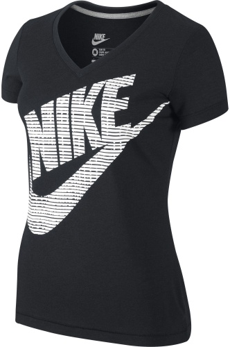  Футболка женская Nike Futura Line Shine  Черный  L